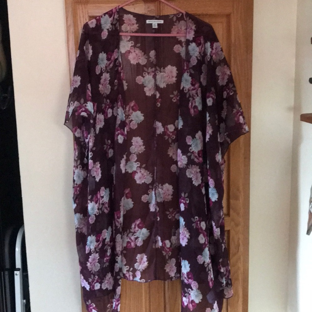 Sheer kimono